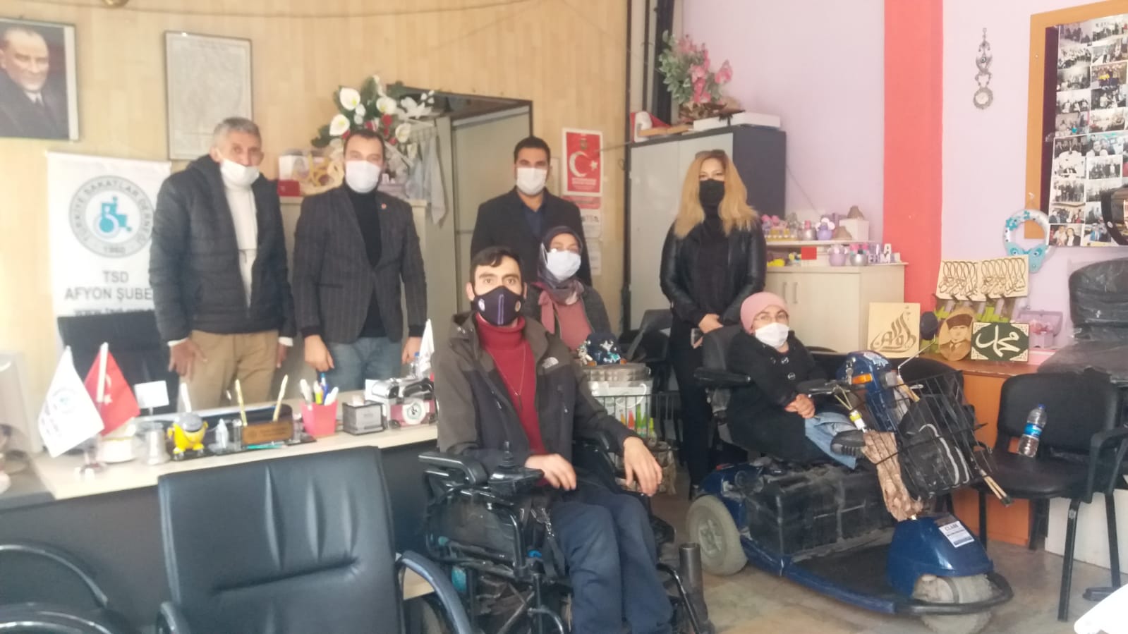 3 ARALIK DÜNYA ENGELLİLER GÜNÜNDE AFYON ŞUBEYE ZİYARET !