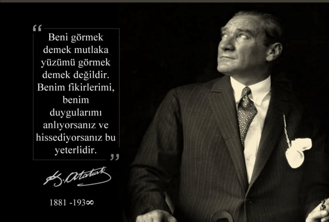 GAZİ MUSTAFA KEMAL ATATÜRK'ÜN ARAMIZDAN AYRILIŞININ 82. YIL DÖNÜMÜNÜ SAYGI ÖZLEM VE RAHMETLE ANIYORUZ !