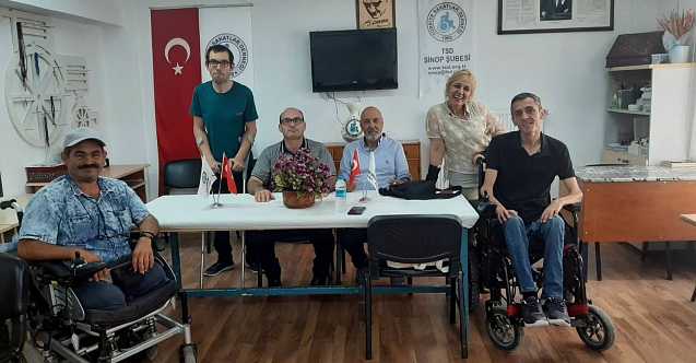 TSD Genel Başkan Yardımcısı Eroğlu’ndan TSD Sinop Şubesine Ziyaret