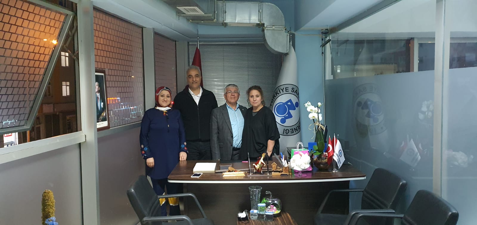 TSD GENEL BAŞKANI VE GENEL SEKRETERİ ORDU ŞUBESİNİ ZİYÂRET ETMIŞLERDİR!