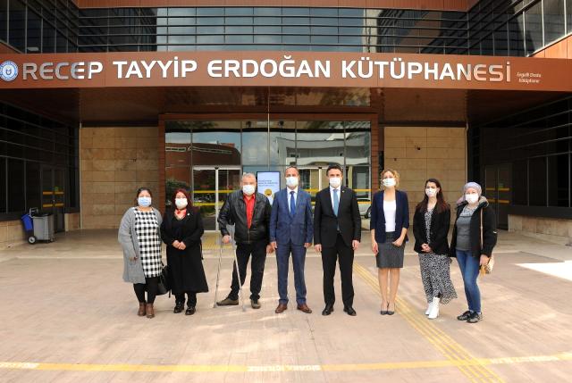 ADÜ Recep Tayyip Erdoğan Engelli Dostu Kütüphanesi tanıtıldı