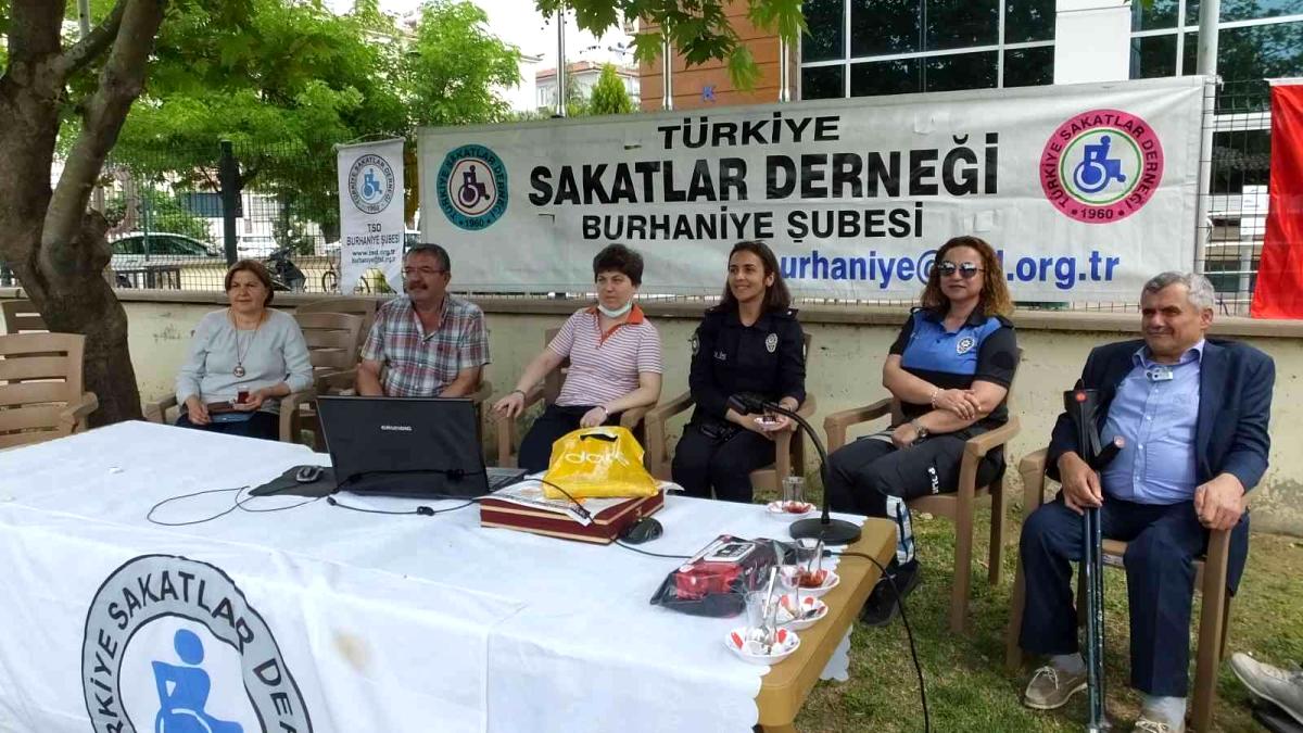 TSD BURHANİYE ŞUBESİNDE ENGELLİLERE POLİS ZİYARETİ!