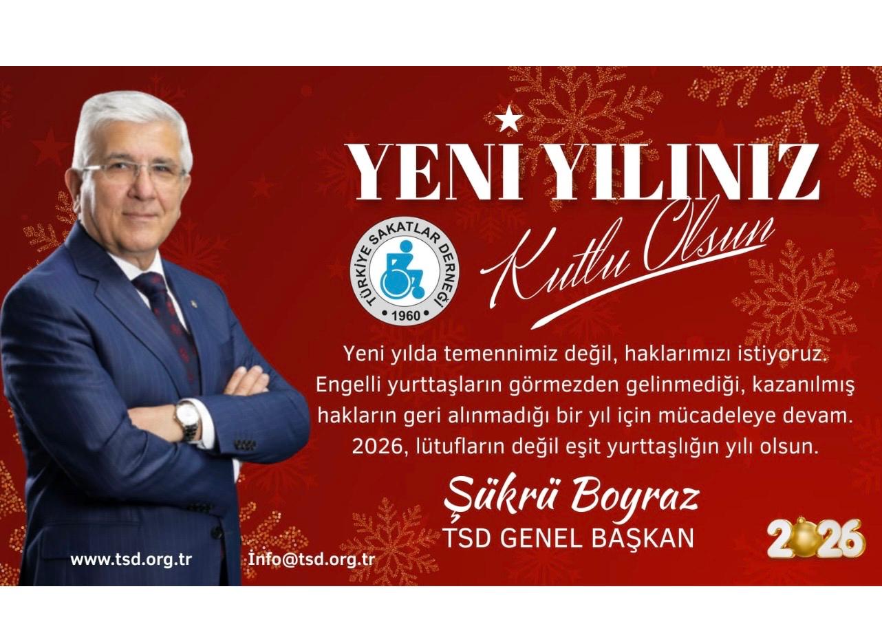 TSD Genel Başkanı Şükrü Boyraz’dan 2026 Mesajı: “Lütuf Değil, Eşit Yurttaşlık İstiyoruz”