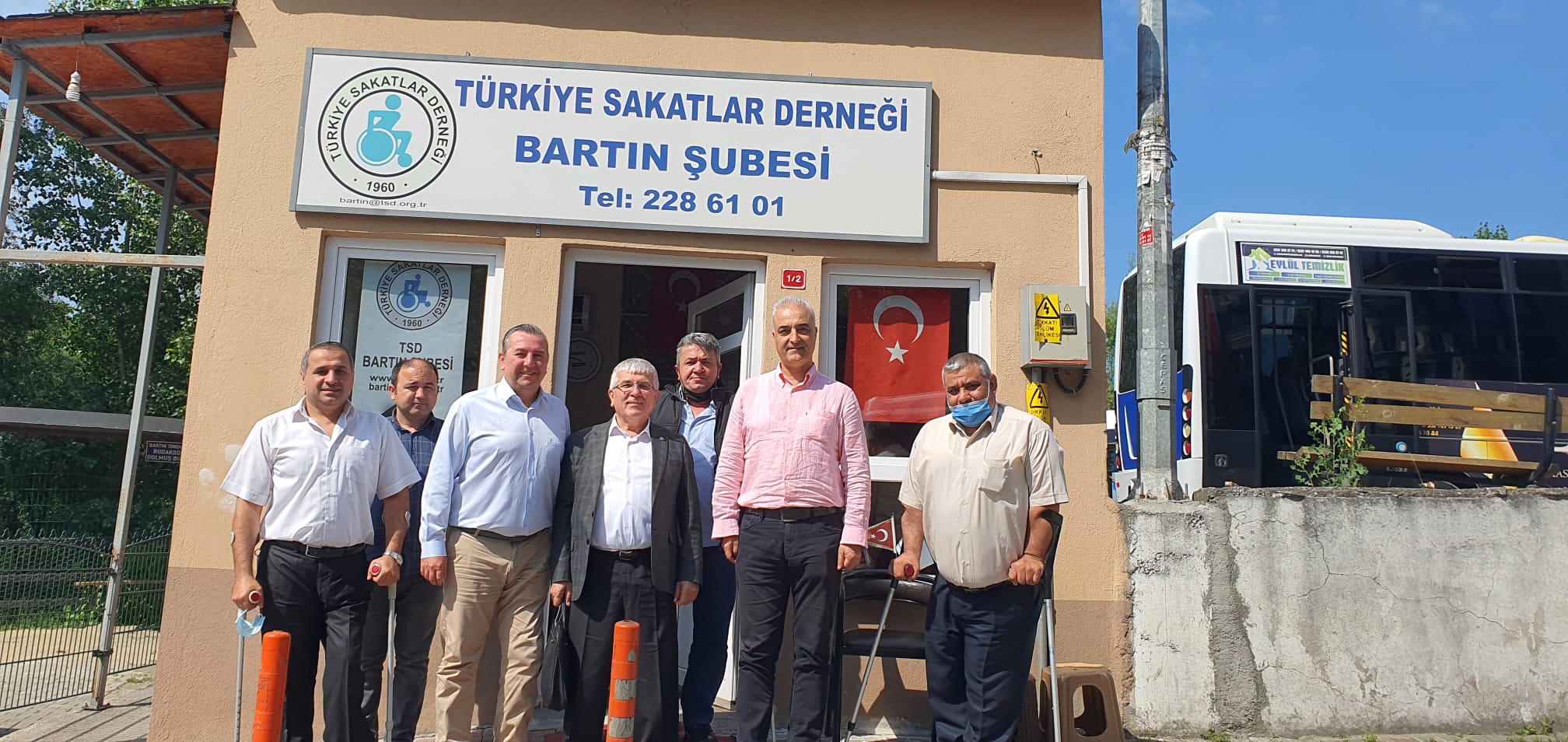 TSD GENEL BAŞKANI VE GENEL SEKRETERİ BARTIN ŞUBESİNİ ZİYÂRET ETMİŞLERDİR!